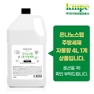 은나노스텝 자몽 주방세제 4L x 2개, 1개, 4L